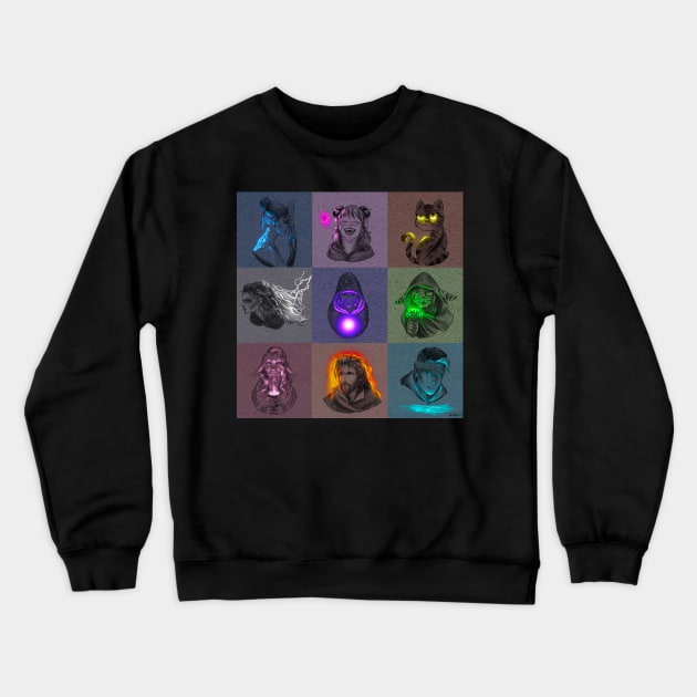 Critical Cast Crewneck Sweatshirt by AnnieMcBeth